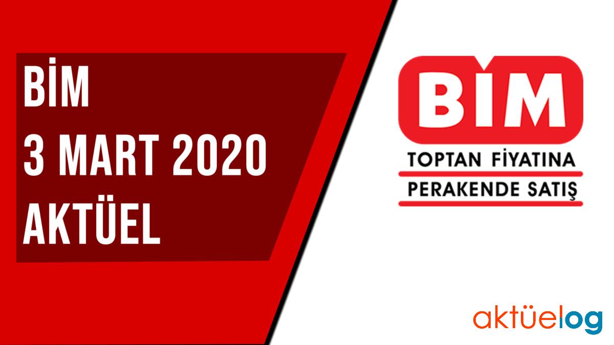 BİM 3 Mart 2020 Aktüel Ürünler Kataloğu  