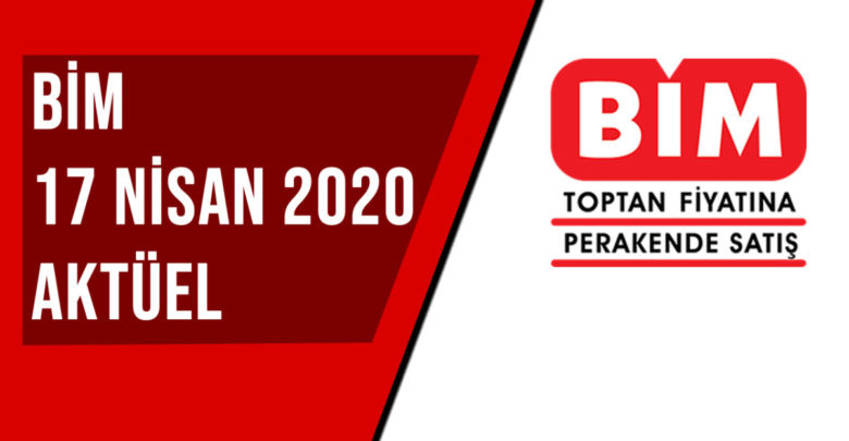 BİM 17 Nisan 2020 Aktüel Ürünler Kataloğu BİM 17 Nisan 2020 Aktüel Ürünler Kataloğu