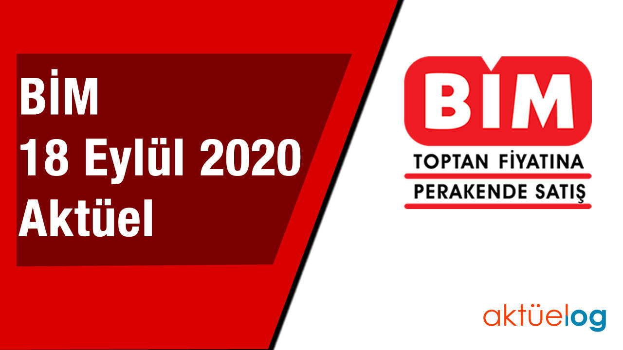BİM 18 Eylül 2020 Aktüel Ürünler Kataloğu BİM 18 Eylül 2020 Aktüel Ürünler Kataloğu