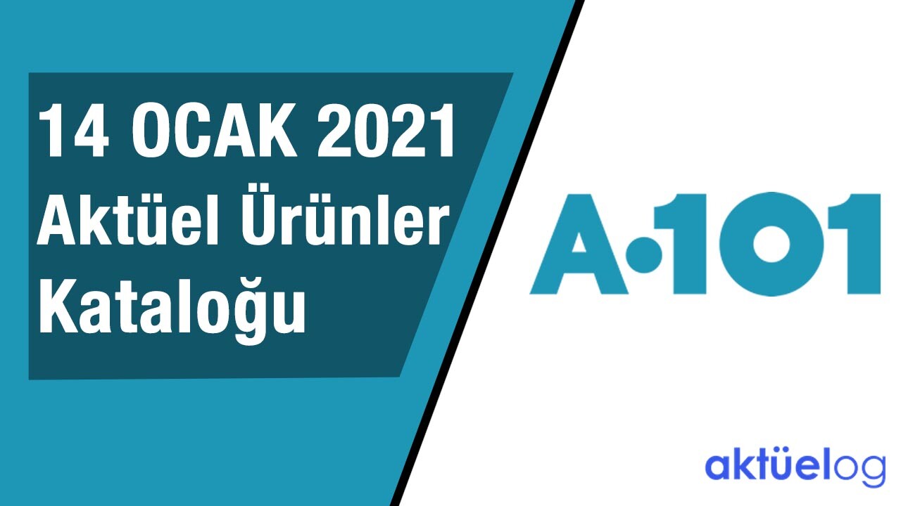 A101 14 Ocak 2021 Aktüel Ürünler Kataloğu  