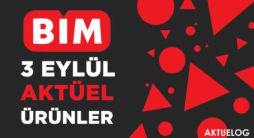 BİM 3 Eylül 2021 Aktüel Ürünler Kataloğu  