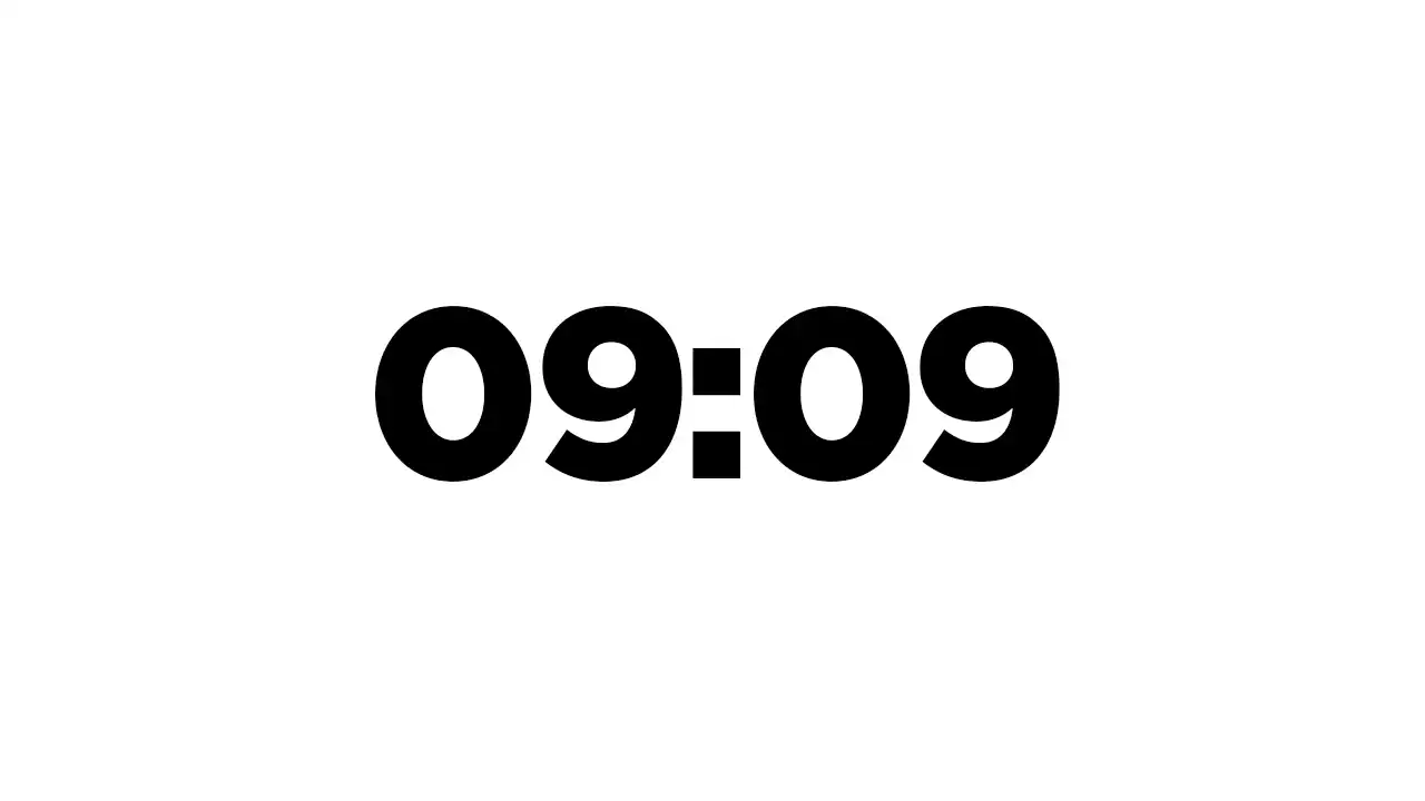 09.09 Saat Anlamı  