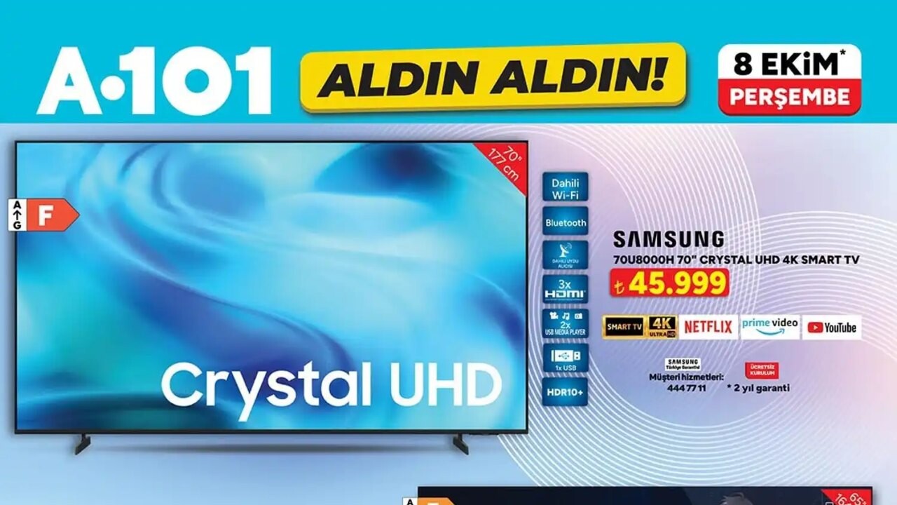 A101 8 Ekim 2026 Aktüel Ürünler Kataloğu  