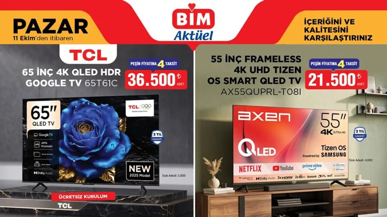 BİM 11 Ekim 2026 Aktüel Ürünler Kataloğu  