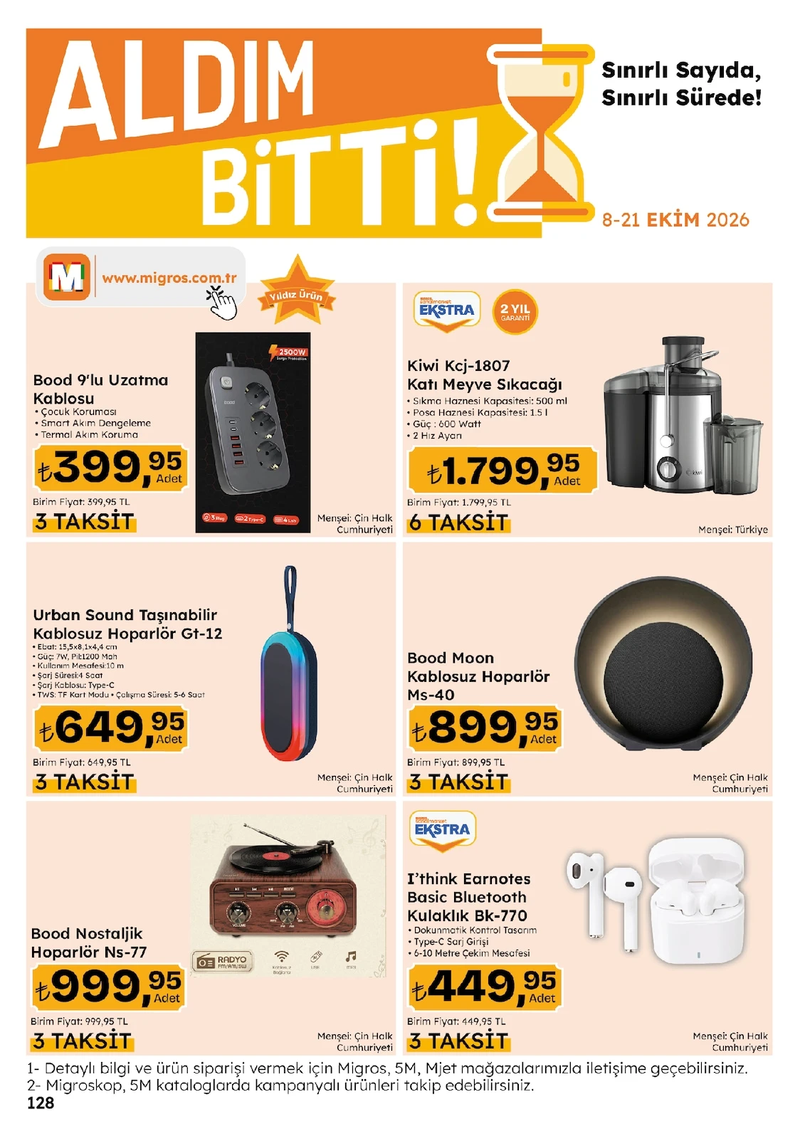 Migros 08 Ekim 2026 Aktüel Ürünleri Migros 08 Ekim 2026 Aktüel Ürünleri