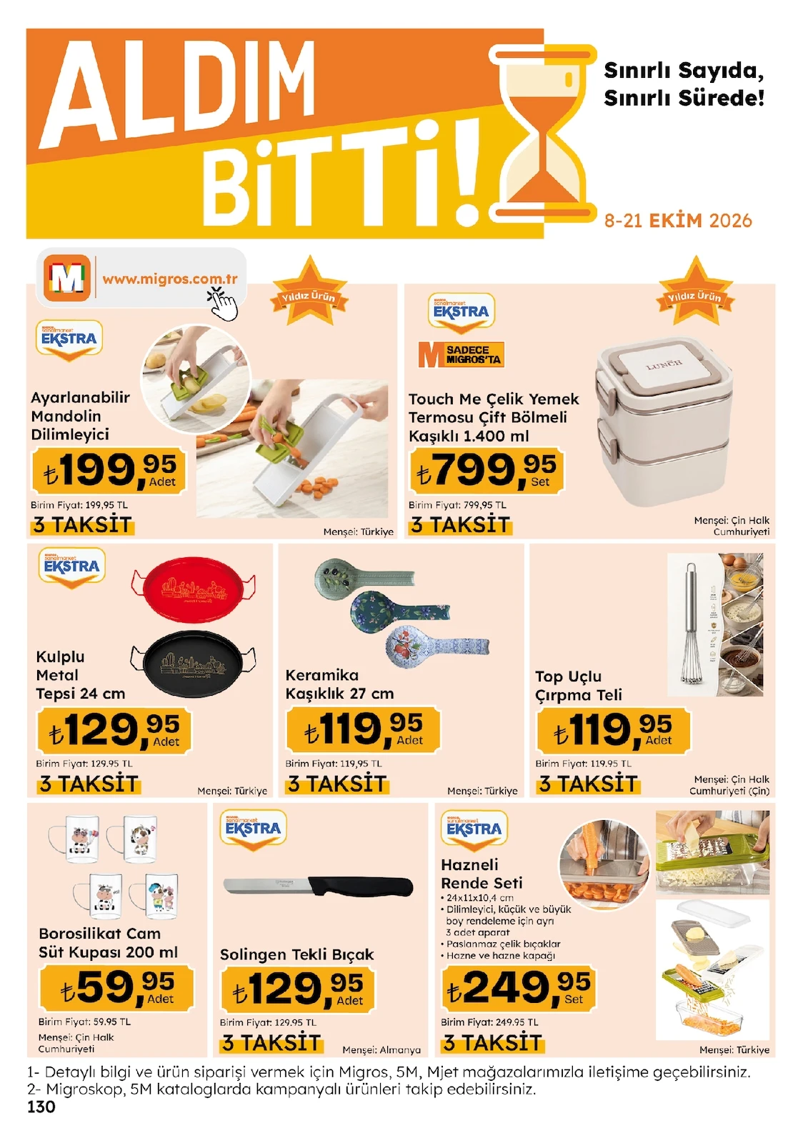 Migros 08 Ekim 2026 Aktüel Ürünleri Migros 08 Ekim 2026 Aktüel Ürünleri